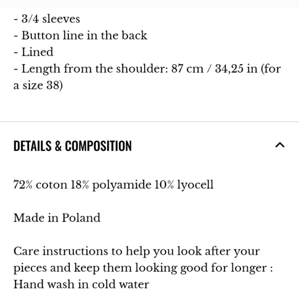 Nwt! Sezane Leane dress white - Picture 5 of 11